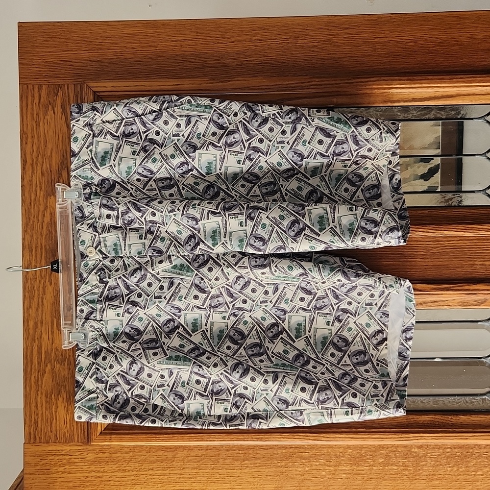 Hreski Money Golf Shorts